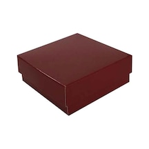 Komple Karton Kutu Düz Renk 9X9X3 Cm (25 Adet) Bordo N11.6963 Komple Karton Kutu Düz Renk 9X9X3 Cm (25 Adet) Bordo N11.6963