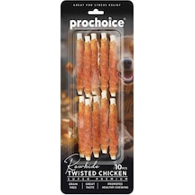 Prochoice Twisted Chicken Köpekler İçin Tavuk Derili Burgu Ödül Çubuğu 10 Parça