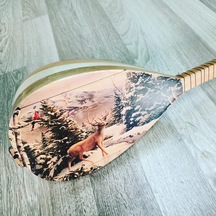 CURA GEYİK VE DOĞA İŞLEMELİ UZUN SAP TAM SET CURA ÇOCUK SAZI