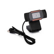 Novahub 1080p Usb Web Kamerası, Mikrofonlu, Sürücüsüz, Siyah-turuncu, 10m Uzaklıkta Net Ses