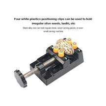 Pazly Mini Mengene - Alüminyum Alaşımı Kompakt Pens, 55mm Çeneli, Dayanıklı Kıskaç