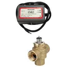 Honeywell Zon Kontrol Vana Seti 3 Yollu 1''+ Motor 220V Kablolu