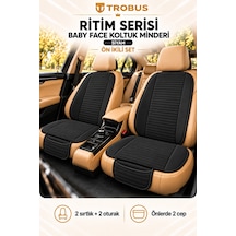 Trobus Ritim Ford Fiesta 2008 Ve Sonrası Baby Face Ön İkili Koltuk Minderi Siyah