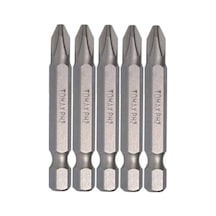 Ph2x75 Darbe Kontrollü Yıldız Bits Vidalama Ucu 5'li 75mm Ph2x75