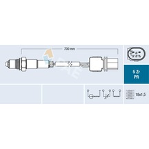Fae Oksijen Sensörü Ön Peugeot P207 06 13 P308 07 14 Cıtroen C4 08 13 Ds3 11 15 1.6 16v Ep6dts Mını R5 6-r57-r58 75058 1618.hg 1618.t9 11787549860