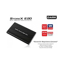 DARK DK-AC-DSE20 2.5" USB 2.0 SATA HDD KUTU ALUMİNYUM