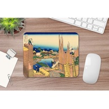Hokusai Honjo Tatekawa The Timberyard At Honjo 17 X 21 Cm Mouse Pad Mousepad