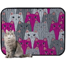 Aktunç Pvs Desenli Kedi Kumu Paspası 60 x 80 CM