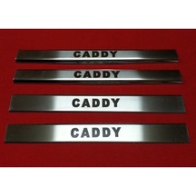 Volkswagen Caddy Krom Kapı Eşiği 2003-2014 Paslanmaz Çelik