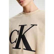 Calvin Klein Erkek T-shirt Bej