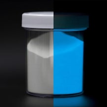 Capital 20g Mavi Renk Fosfor Tozu Glow In Dark Karanlıkta Parlayan Boya 0
