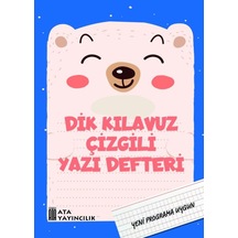 1. Sınıf Yeni Müfredata Uygun Dik Kılavuz Çizgili Yazı Defteri Büyük Boy