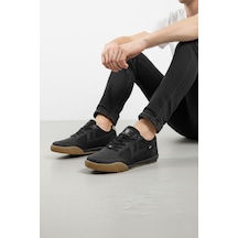 Letao Kauçuk Kaymaz Tabanlı Retro Sneaker Günlük Spor Ayakkabı Siyah