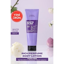 Parfüm Etkili Nemlendirici&besleyici Vücut Losyonu Rich Perfume Body Lotion 200ml White Musk