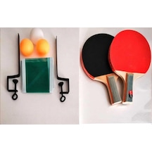 İnci Paketi Masa Tenis Seti 2 Raket 3 Top Ve File