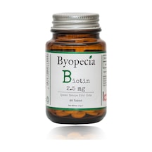 Byopecia Biotin Saç Dökülmesi ve Tırnaklar İçin Tablet 60 x 2.5 MG