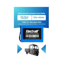 Yuki Yk-60 Ilgaz Pro Uyumlu Batarya Standart Kapasite Lifepo4 72v 60ah Elektrikli Motorsiklet Bataryası