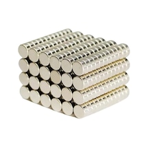 50 Adet Yuvarlak Neodyum Mıknatıs, 5x2 Mm, Güçlü Magnet, N35 Kalite