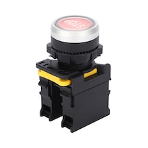 Tenfowee Ac220v 10a Su Geçirmez Acil Durdurma Düğmesi, Abs Malzeme, Toz Ve Darbeye Dayanıklı, Otomatik Yenilenir Manuel Açık-kapaç