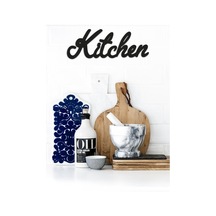 Cajuart Dekoratif Kitchen Mutfak Yazılı Ahşap Duvar Tablo Dekor
