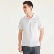 Dockers Rib Collar Erkek Polo T-shirt A115900010 Beyaz