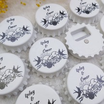 Nikah Şekeri Ekonomik Kapak Açacak Magnet Siyah Kuş Bask(30 Adet)
