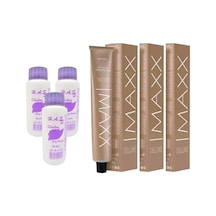 Maxx Deluxe Saç Boyası Çikolata Kahve - 6/7+Oksidan (3 Adet)