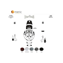 Meriç® Ford Courier Ön Torpido Kaplama 30 Parça 2014-2019 (530157816)