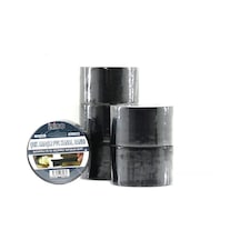 Lb 6 Adet 48mmx20mt Siyah Çok Amaçlı Pvc Kanal Bandı Bant Su Geçirmez