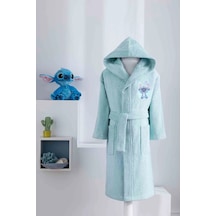 Özdilek Lisanslı Kapüşonlu Çocukbornozu 7/8yaş-stitch P.suyeşili Su Yeşili