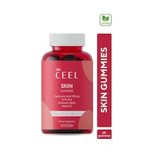 VitaCeel Cilt Vitamini Çiğnenebilir Vegan Gummy, Hyaluronic Acid, Vitamin C, Glutatyon, Q10, Ala, Biotin