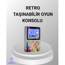 Mini Retro Oyun Konsolu 500 Oyunlu 3.0 İnç Ekran Ve Şarjlı Batarya