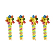 Mixoyuncak Çocuk Tokası Spiral Toka 4'lü Set Çok Renkli