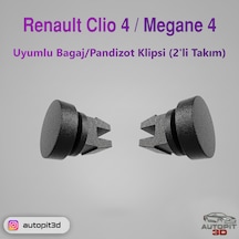 Renault Clio 4 Megane 4 Uyumlu Bagaj Pandizot Klipsi 2 Adettakım