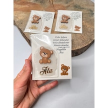 Mr. Home Bebek Doğum Hediyelikler Magnet 25 Adet Bej