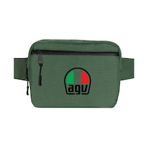 Agv Logo Yeşil Bel Çantası