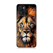 Reeder S19 Max Pro Uyumlu Sarı Kırmızı Kral Aslan Desenli Silikon Kılıf
