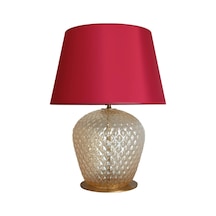 Lesco Bal Renkli Cam Abajur Sarı