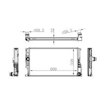 Orıs Bbm161032 Motor Su Radyatörü Bmw N47 B47 B48 N13 N20 N55 F30 F20 F32 F36 F22 F34 I3 17118678027