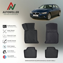 Bmw 3 Serisi F30 2012-2019 Uyumlu Havuzlu Oto Paspas Xdrıve 4x4