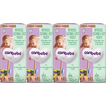 Canbebe Bebek Bezi Beden:6 15-27kg Exstra Large 248 Adet Mega 6 Numara