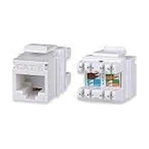 Uranıum Kj-uc6-18044 Cat6 Utp 180 Derece Keystone Jack Beyaz Renk