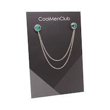 Coolmenclub Gömlek Yaka İğnesi Gümüş
