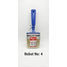 Alboya Robot Fırçası No : 4 - El Yormayan Ergonomik Sap