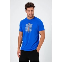 Alexander Gardi Baskılı Regular Fit T-shirt E24-00213 Haki