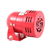 Mesan Mini Motor Siren Metal 40 W Kırmızı 220VAC MS 190.220VAC