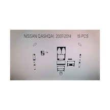 Nıssan Qashqaı 2007-2012 15 Parça Torpido Kaplama Renk Kuş Gözü Maun