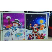 5 Adet Yılbaşı Kartpostal