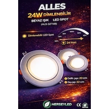 24w Dimlenebilir Led Spot Beyaz Beyaz