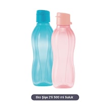 Tupperware Eco Şişe 2li 500 Ml Suluk Mavi Ve Pamuk Şeker